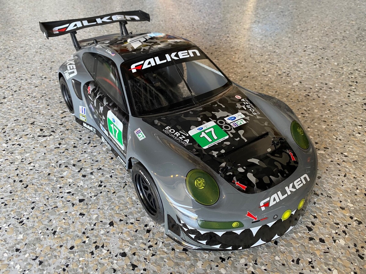 HPI RS4 Sport 3 Flux Falken Tire Porsche 911 GT3 RSR RC Car