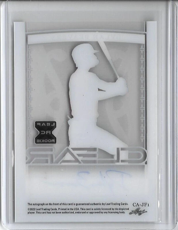 2022 Leaf Trinity CLEAR Dylan Beavers XRC Red Foil Auto 1/3 Orioles - Image 2 of 4