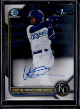 2022 Bowman Chrome Prospect Autographs Wilmin Candelario