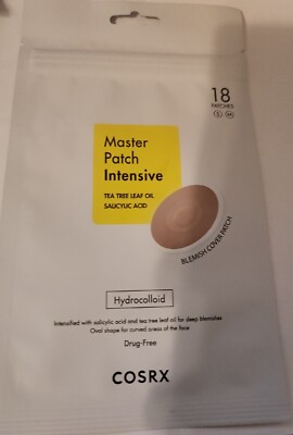 COSRX Master Patch Intensive Blemish Cover Patches 18ct Sheet Exp 2025