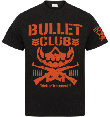 Bullet Club Halloween T-shirt -XS-XXXL 