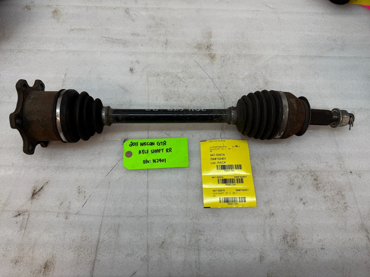 11 NISSAN GTR R35 OEM VR38 OEM RIGHT REAR CV SHAFT AXLE DRIVESHAFT