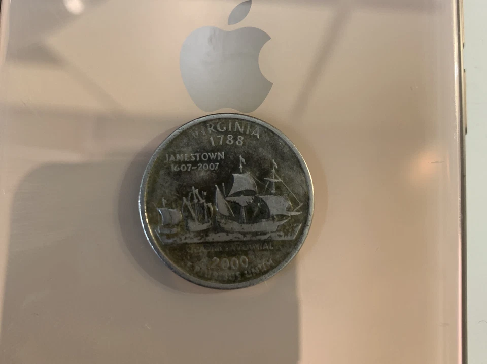 quarter dollar Virginia￼ 1788 - Image 2 of 2