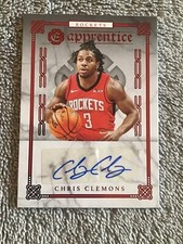 2019-20 Panini Excalibur CHRIS CLEMONS Apprentice Autograph  Houston Rockets