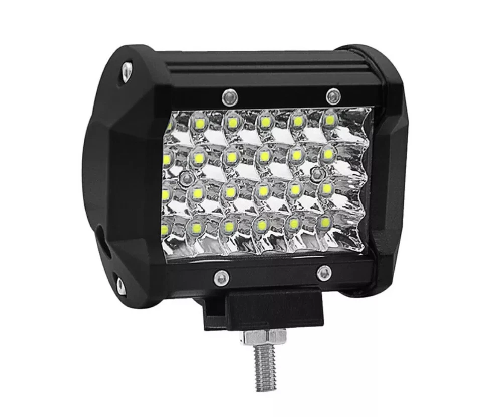 2pcs 72w Led Luce Lampada Faro Da Lavoro 12v 24v Faretto Auto Barca Fuoristrada - Immagine 3 di 4