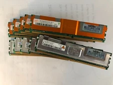 10X 1GB (10GB Total) HP PC2-5300F BUFFERED ECC DDR2-667MHz MEMORY (416471-001) 