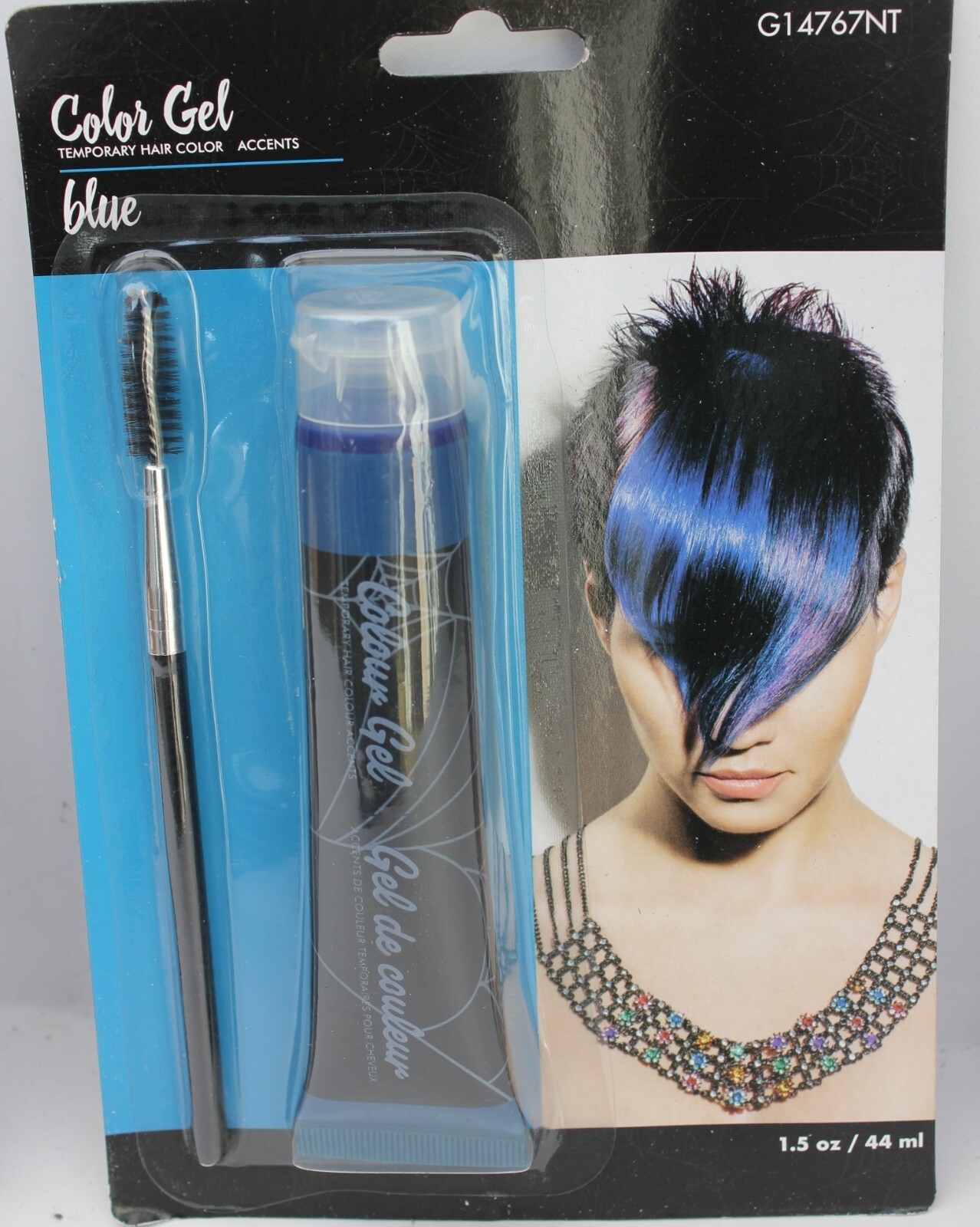 Gel, Temporary Hair Color Accents, Purple, Pink, Blue Fun Ha