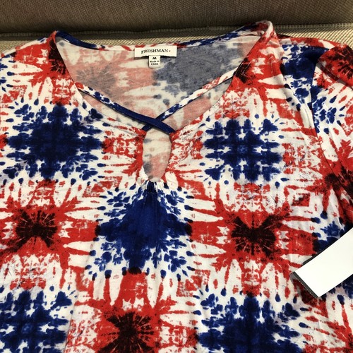 Freshman Red, White & Blue Top ~ Size Medium ~ New - Picture 2 of 3