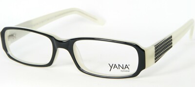 Yana by BoDe Design 2304 30 BLACK /CREAM EYEGLASSES GLASSES FRAME 49-17-138mm