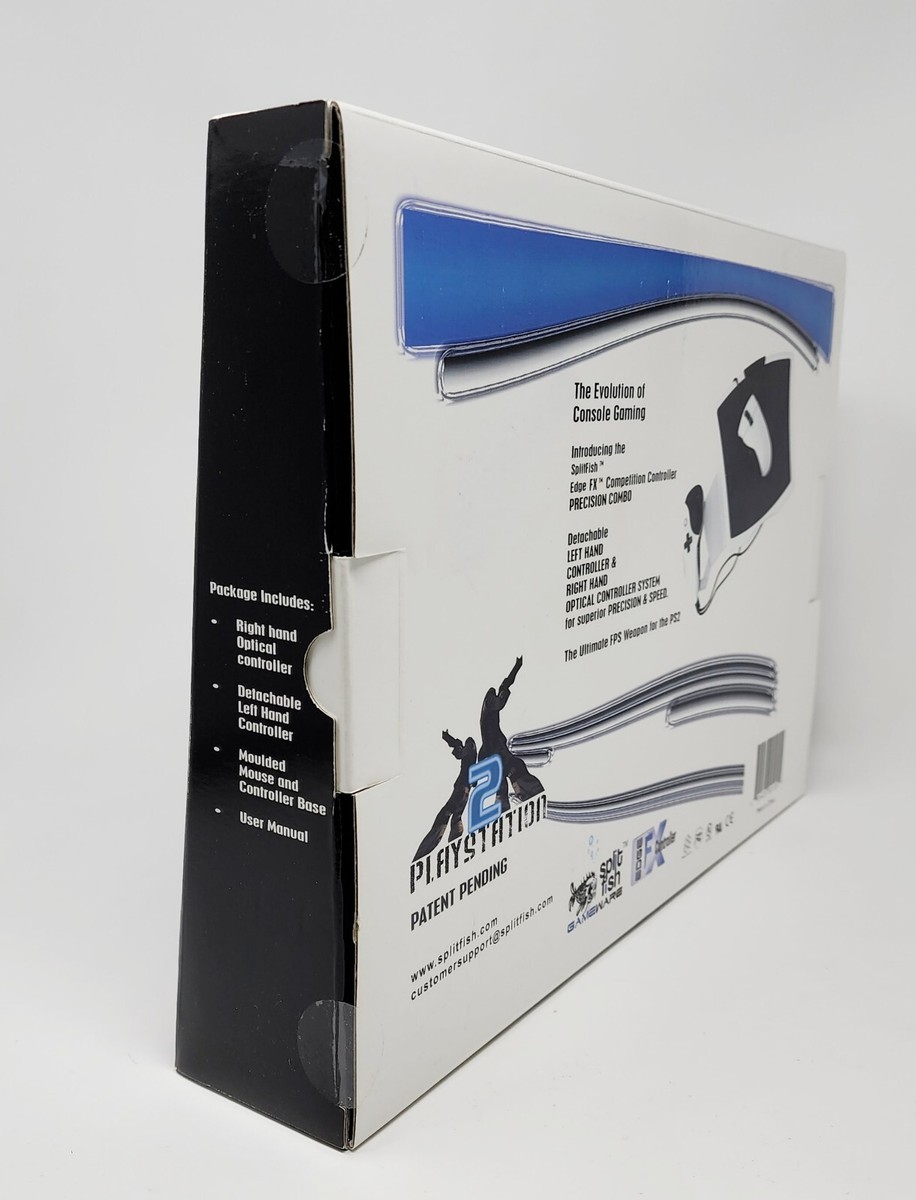 SplitFish Gameware EDGEFX PS2　レア　海外製？ Ultra Rare Sealed SplitFish Gameware EDGEFX PS2 for Sony