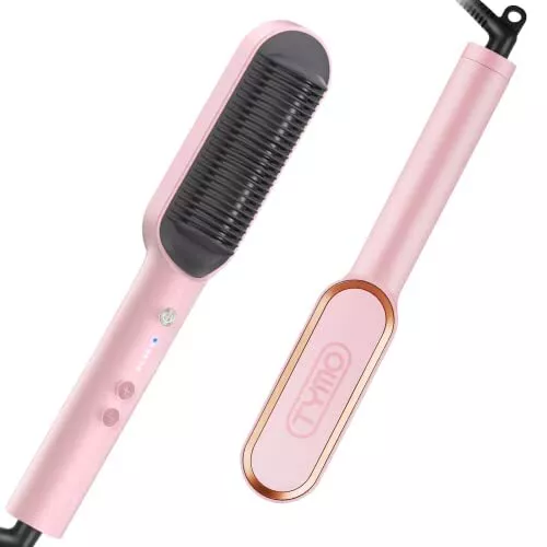Flat iron with comb built in cheap