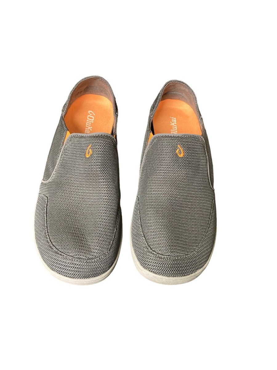 Olukai Blue Nohea Mesh Slip-On All Weather Loafer  Shoes Men Sz 10M Olukai Nohea Mesh Mens Blue Slip On Shoes Causal Loafers  main image 4