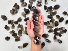 Smoky Quartz Points Natural Smokey Crystal Stone Point Wholesale Lot
