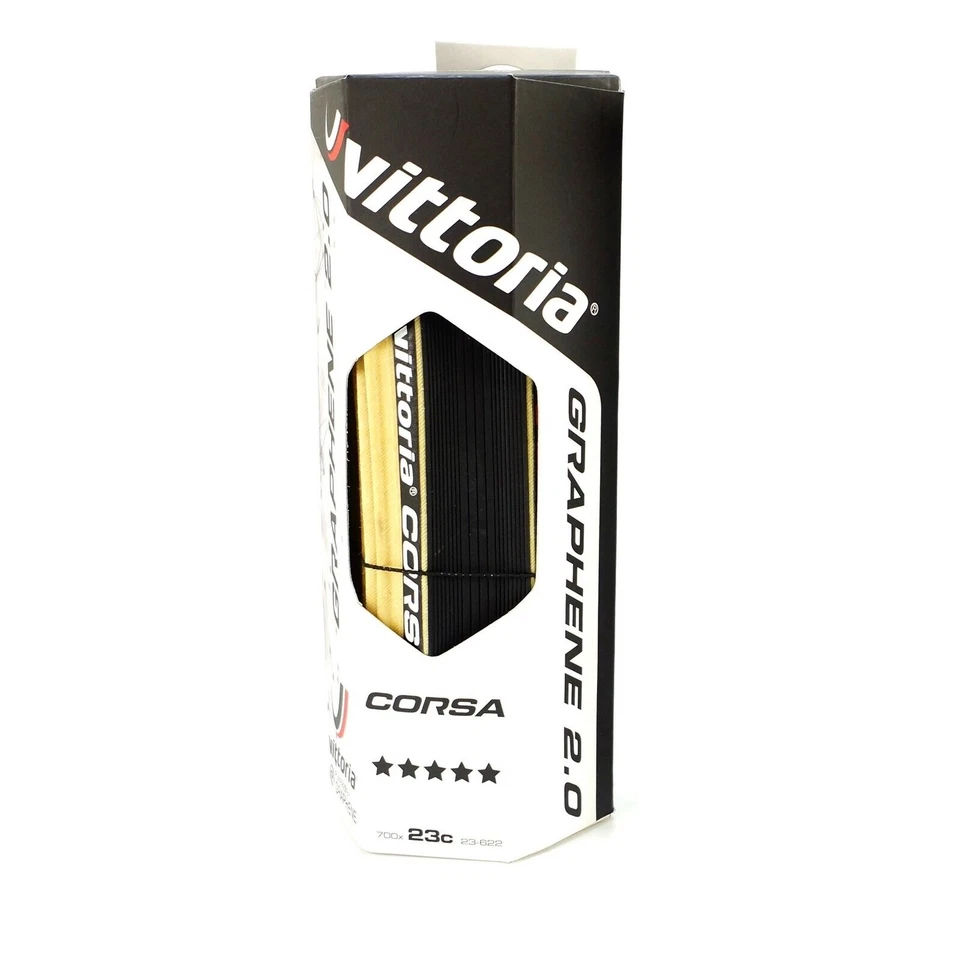 Vittoria Corsa G2.0 Competition 700x23C/25C Skin Black Tan Para Clincher Reifen - Bild 2 von 4