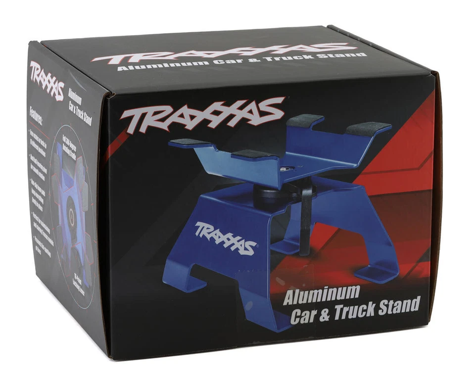 Traxxas Auto Stand 1/10 und 1/8 Alu blau TRX8796-BLUE Land Rover Defender TRX-4, - Bild 2 von 4