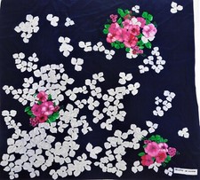 Scarf 100 Pure Silk Vintage Women Philippe De Villiere 1389 80cm x88cm
