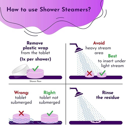 Aromatherapy Shower Steamers Variety Pack of 8 - 第 6/12 張圖片