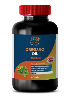 Wild Oregano Oil Support Digestive, Respiratory, Joint Health (1 Bottle)