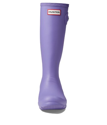 Hunter Z66119* Girls Purple Waterproof Tall Rain Boot Size 4B/5G