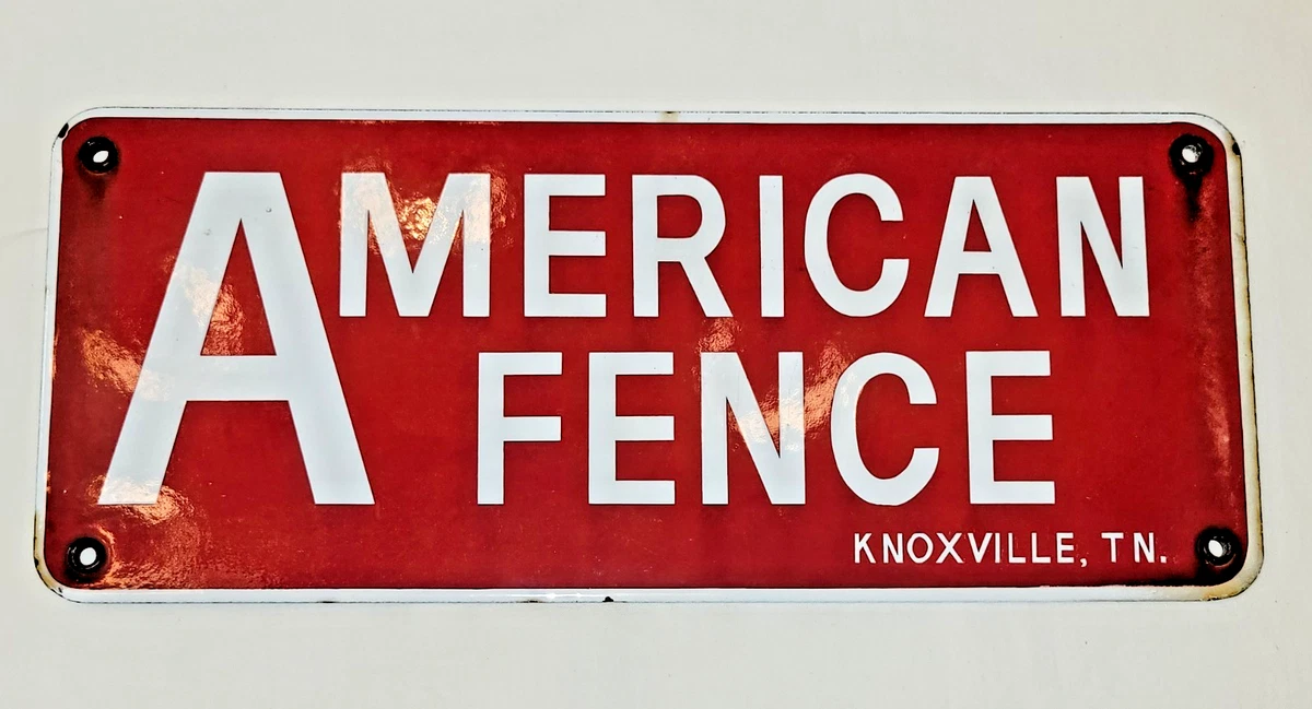 Vintage Fence Sign In Original Advertising Signs (1930-1969) for