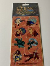 Quest For Camelot Stickers Pack 1998 Orange New Sealed Vintage USA Made