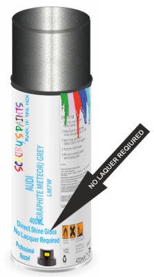 AUDI Q7 Graphite Grey LM7W/9Q METALLIC Direct Gloss Shine Aerosol Paint ...