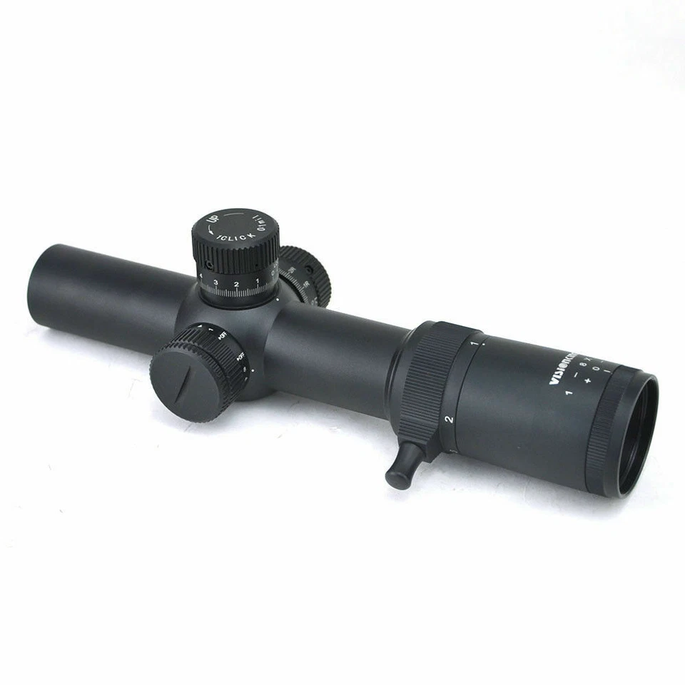 Visionking 1-8x26 FFP Primer Plano Focal Rifle Mira Retícula Táctica Caza 35 Foto 4 de 4