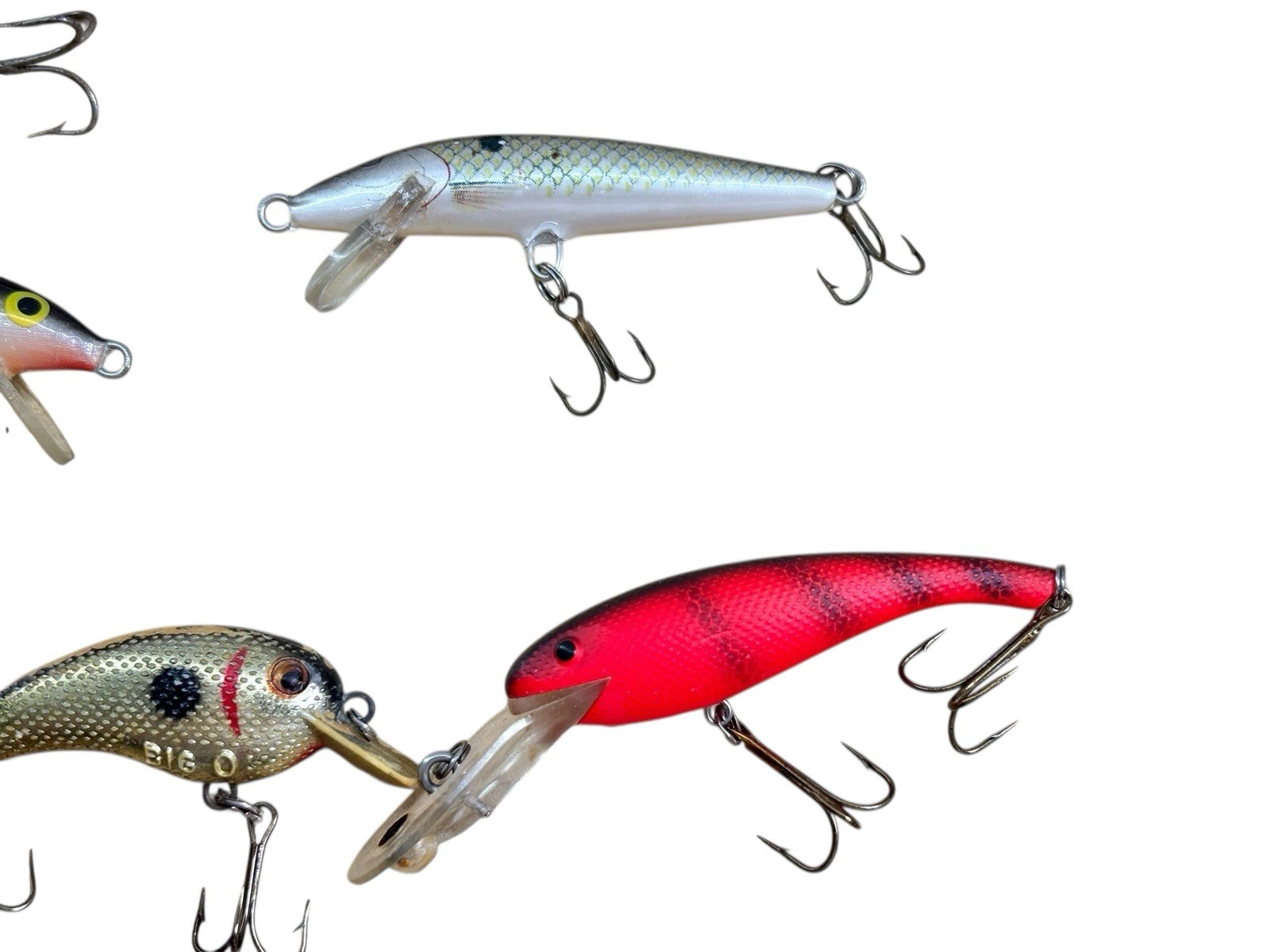 Vintage Fishing Lure Lot Bass Pike Crankbaits Spoons Jointed Used Tackle - Image 6