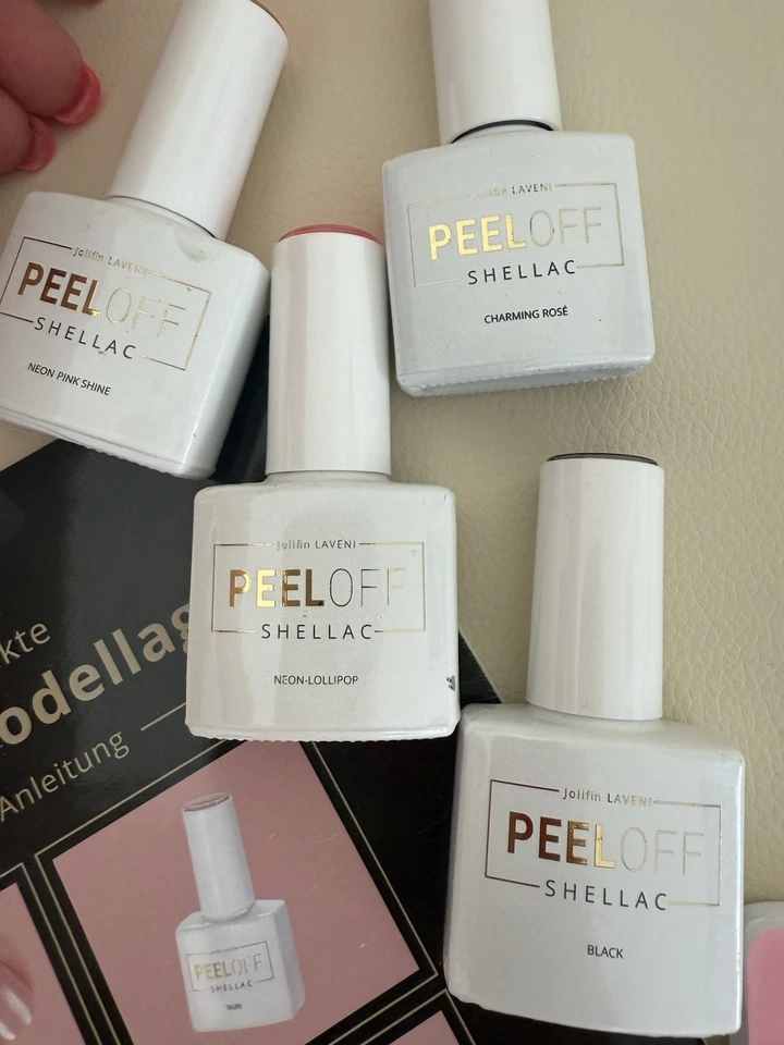 8-Teiliges Jolifin PEELOFF Shellac Set - Bild 2 von 4