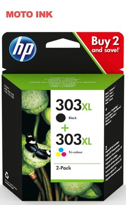 HP 303XL 2er-Pack (Farbe + schwarz) Tinte für HP Envy Photo 6232