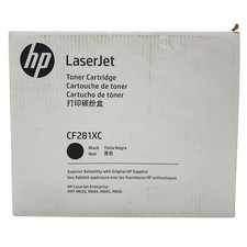 HP 81X Black Toner Cartridge Genuine Original LaserJet Enterprise CF281XC CF281X