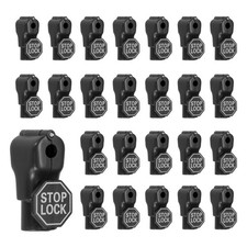 50 St&uuml;ck Hakenriegel (5mm) f&uuml;r PC Magnet Hakenriegel f&uuml;r Stecktafel,Schwarz