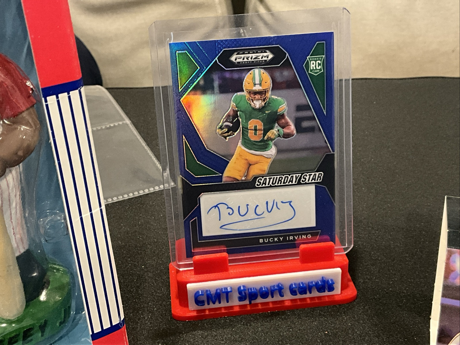 2024 Panini Prizm Draft - Draft Picks Autographs Blue #DPA-BIG Bucky Irving /149