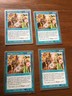 4 x Common courtesy portal magic the gathering card MTG