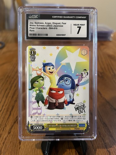 2022 Weiss Schwarz Pixar Inside Out Joy #S94-010 CGC 7 Near Mint Graded