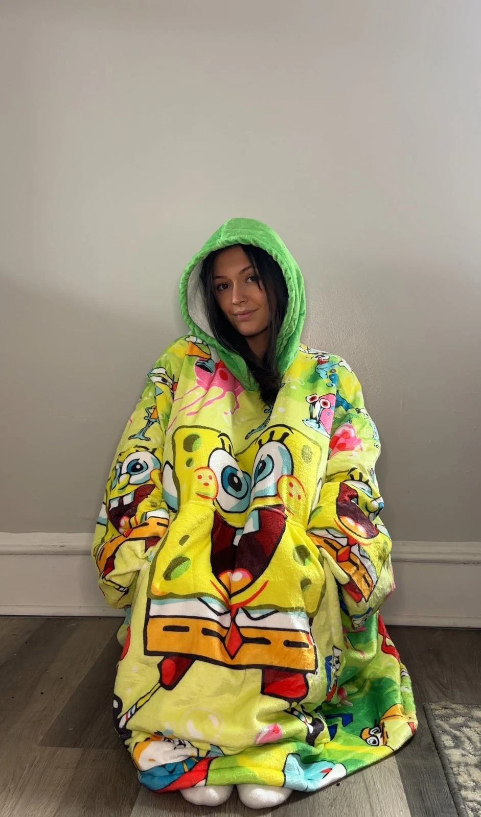SpongeBob Oversized Blanket Hoodie