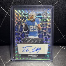 Tarheeb Still 2025 Panini Mosaic Scripts Auto Mosaic Card # SCR-TSL Chargers