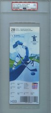 2010 Olympics Hockey Final Full Ticket Canada Golden Goal Crosby PSA 2 PLS READ!