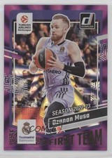 2023-24 Panini Donruss EuroLeague First Team Purple Laser 16/99 Dzanan Musa 10no