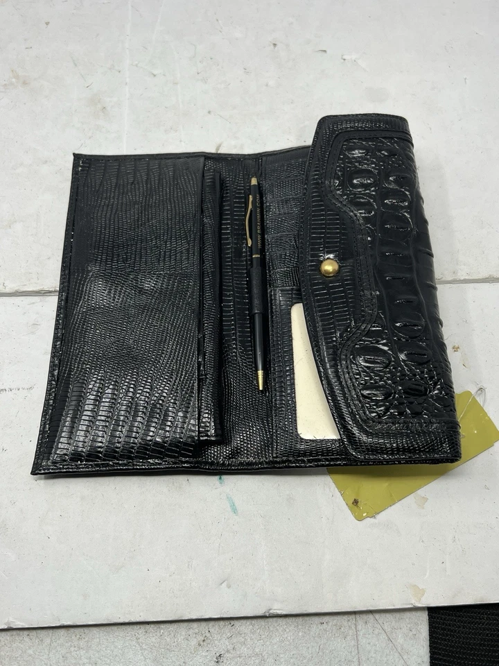 Cartera de cuero Brahmi con etiquetas Foto 4 de 4