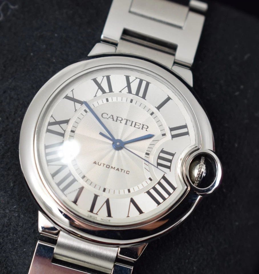 Cartier ballon bleu 36mm £6350 gents unisex box papers 1 yr gtee w6920046 model - Image 2 of 4