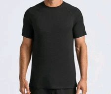 True Classic Men’s Active Mesh Crew Neck Tee Black 2XL NWT