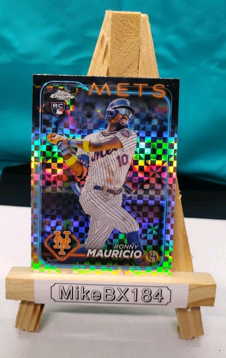 Ronny Mauricio 2024 Topps Chrome X-Fractor RC #28 New York Mets