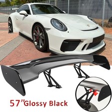 For Porsche Cayman 718 Boxter Glossy Black 57 Rear Spoiler Wing Truck Gt Style