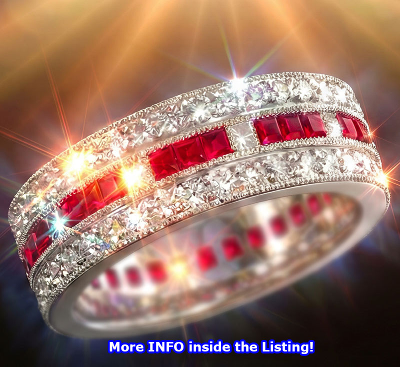 CARTIER Ruby Ring 18k Gold NO HEAT Ruby Diamond R… - image 13