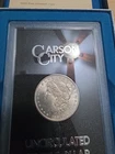 1881 CC GSA $1 Morgan Silver Dollar KEY Date Uncirculated With Box And COA