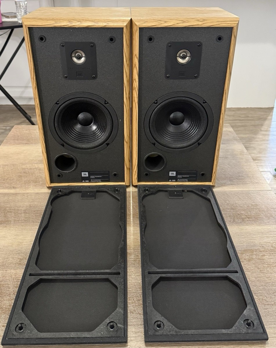 JBL 2600 ~ 2-Way ~ Woodgrain Finish ~ Speakers ~ 8 Ohms