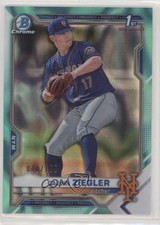 2021 Bowman Draft Chrome Aqua Lava Refractor 70/199 Calvin Ziegler #BDC-123 09fy