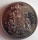 1980 CANADA 50 CENTS - AU/UNC - PROOF LIKE Excellent Coin - Lot #A13