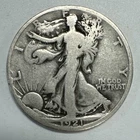 1921-S Walking Liberty Half Dollar G-VG